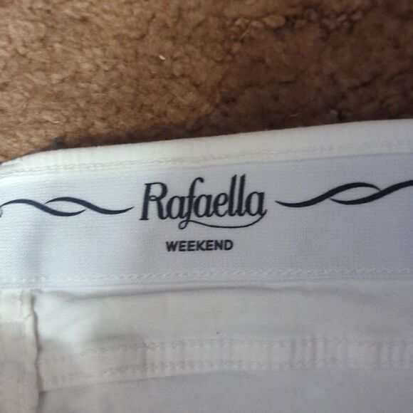 Rafaella Weekend Capri Jeans Womens Sz 12 olive green Wash Denim Stretch - Picture 3 of 10